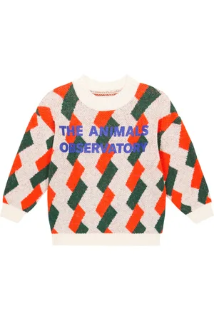 The Animals Observatory Arty Bull intarsia sweater