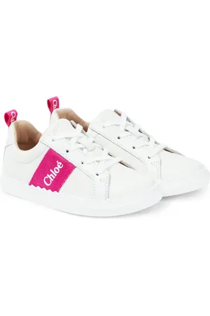 Chloé Logo leather sneakers