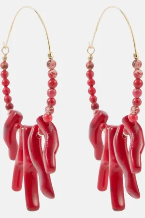 Isabel Marant Jolana embellished hoop earrings