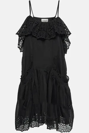 Marant Etoile Keoly tiered cotton minidress