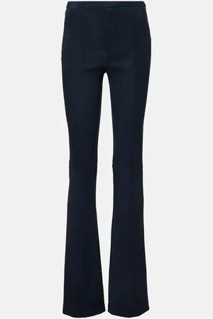 Stouls Kam 24 high-rise suede flared pants