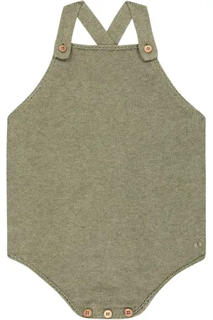 BONPOINT Baby Tonie cotton and cashmere romper