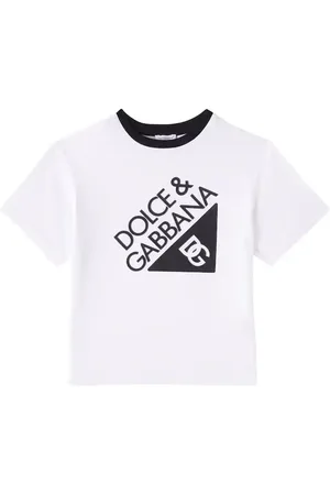 Dolce & Gabbana Logo printed cotton jersey T-shirt