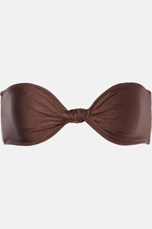 SAME Knotted bandeau bikini top