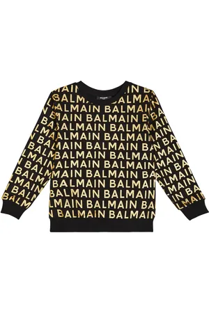 Balmain Logo printed cotton sweatshirt