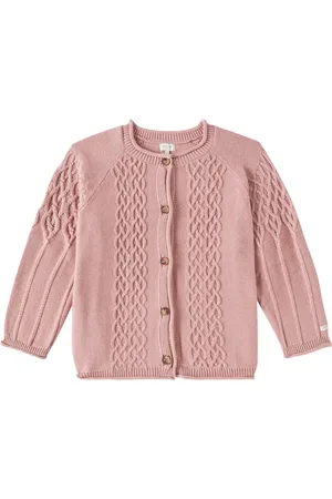 Donsje Cleo cable-knit cotton cardigan