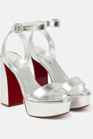 Christian Louboutin Movida Sabina metallic leather platform sandals