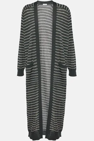 Brunello Cucinelli Dazzling striped cotton cardigan
