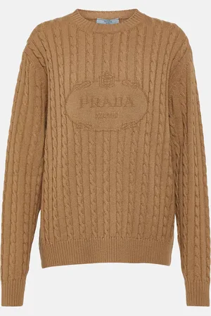 Prada Logo cashmere sweater