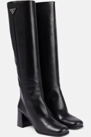 Prada Leather knee-high boots