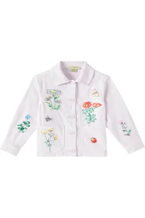 Stella McCartney Embroidered cotton jacket
