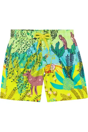 Vilebrequin Jim printed twill swim trunks