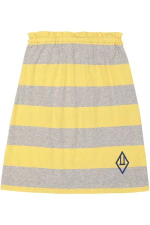 The Animals Observatory Striped cotton skirt
