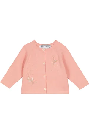 Tartine Et Chocolat Baby embroidered cotton cardigan
