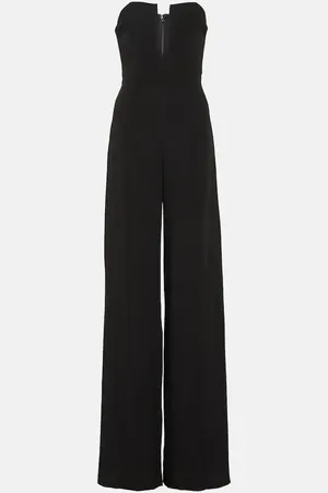DAVID KOMA Strapless wide-leg jumpsuit