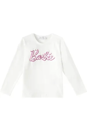 MONNALISA X BarbieÂ® printed cotton-blend jersey T-shirt