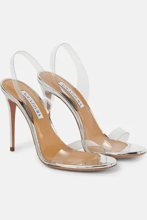 Aquazzura So Nude 105 PVC sandals
