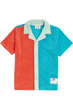Scotch&Soda Colorblocked cotton-blend shirt