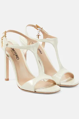 Tom Ford Angelina croc-effect leather sandals