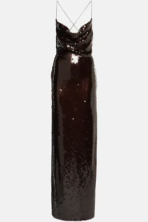 MAGDA BUTRYM Sequined draped gown
