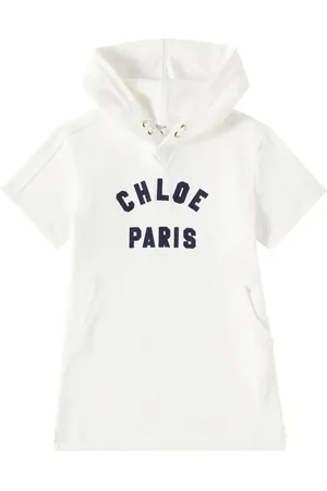 Chloé Logo cotton jersey dress