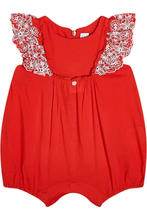 Tartine Et Chocolat Baby broderie anglaise cotton playsuit