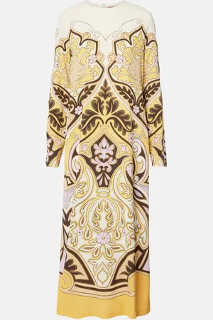 La DoubleJ Spells PlacÃ©e printed maxi dress