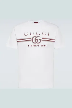 Gucci Logo cotton jersey T-shirt