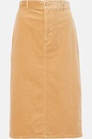 Ralph Lauren Cotton corduroy pencil skirt