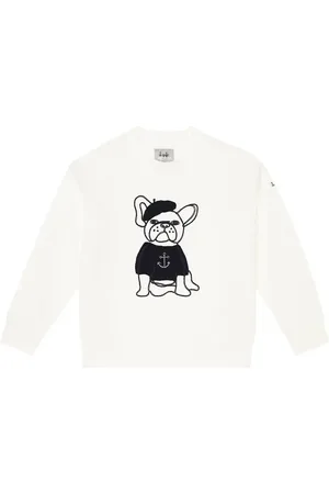 Il gufo Embroidered cotton sweatshirt