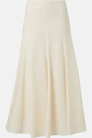 Khaite Lenno silk and cotton maxi skirt