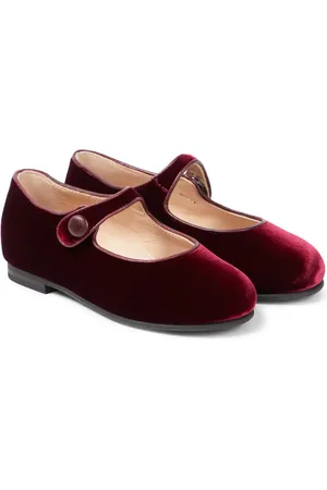 Il gufo Velvet Mary Jane flats