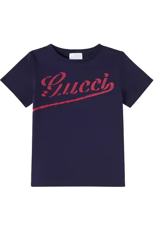 Gucci Printed cotton jersey T-shirt