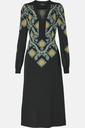 Etro Printed midi dress