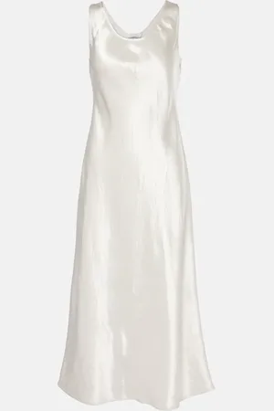 Max Mara Talete satin midi dress