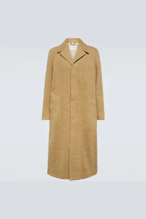 DRIES VAN NOTEN Jute and wool coat