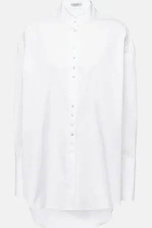 The Row Oversized cotton poplin shirt