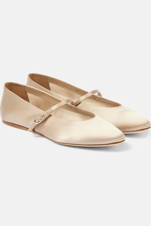 Saint Laurent Gio satin ballet flats