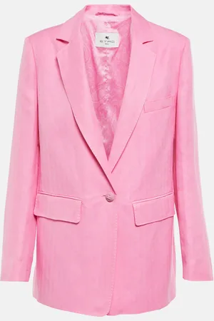 Etro Silk and linen blazer