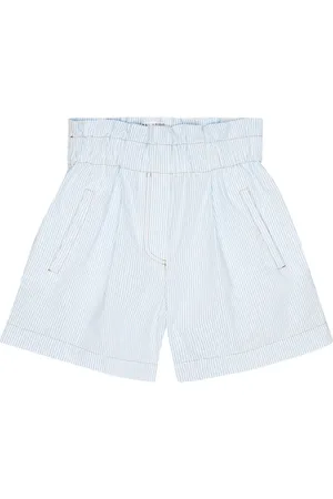 Brunello Cucinelli Striped cotton shorts