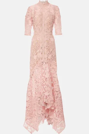 Costarellos Floral lace gown