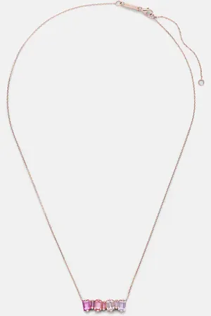 Suzanne Kalan 14kt rose gold necklace with gemstones
