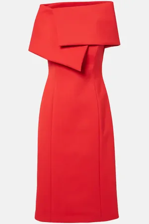 Oscar de la Renta Draped cocktail dress