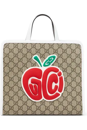 Gucci AppliquÃ© GG canvas tote bag