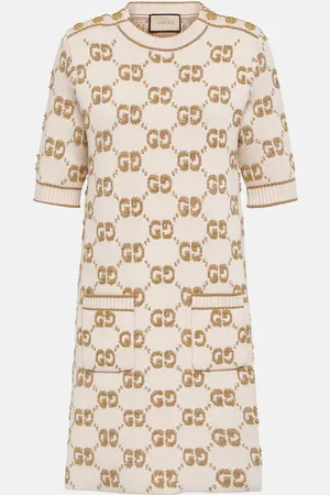 Gucci GG jacquard wool bouclÃ© minidress