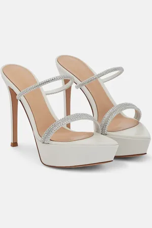 Gianvito Rossi Cannes leather platform sandals