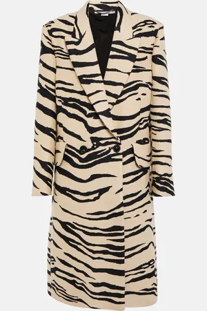 Stella McCartney Printed double-breasted coat