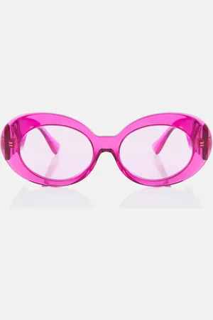 VERSACE Embellished round sunglasses