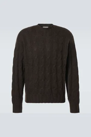LE KASHA Cable-knit cashmere sweater