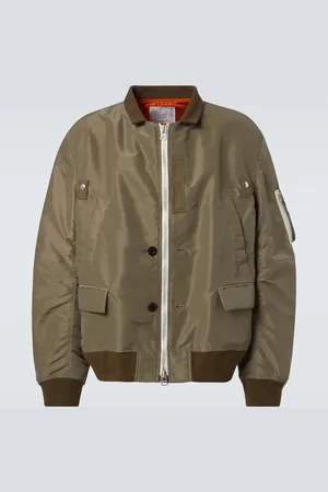 SACAI Technical twill bomber jacket